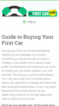 Mobile Screenshot of myfirstcarguide.com